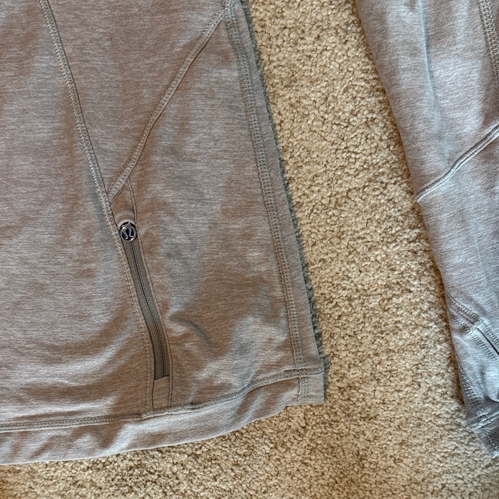 Lululemon Gray Long Sleeve Pullover Top - Picture 2 of 5